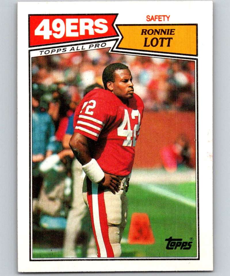 1987 Topps #123 Ronnie Lott 49ers NFL Football