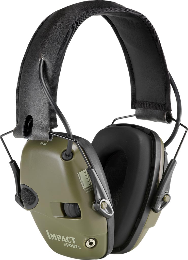 HONEYWELL IMPACT SPORT EAR MUFFS WITH NOISE REDUCTION AND AUX INPUT