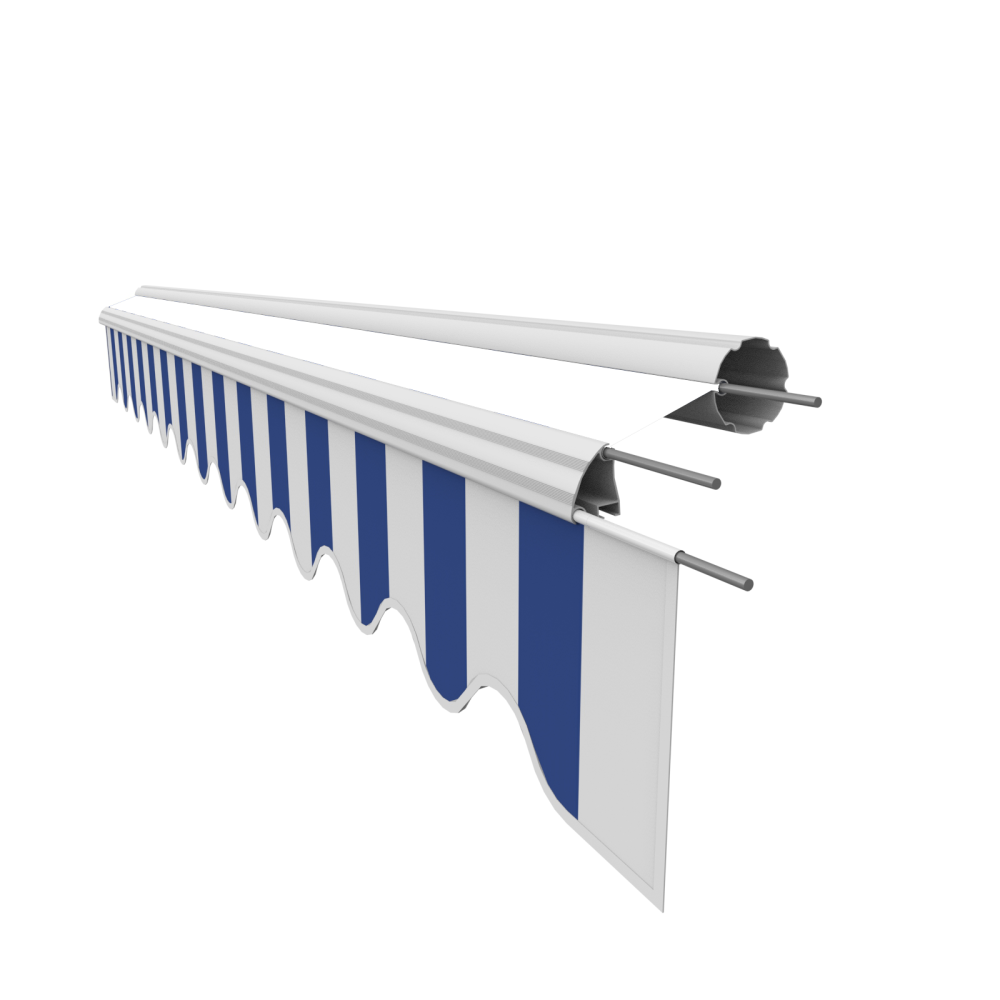 Markisen-Ersatzvolant – Für 4 m Markisen (383x21 cm), PU-beschichtet, 280 g/m² - Vana Deutschland