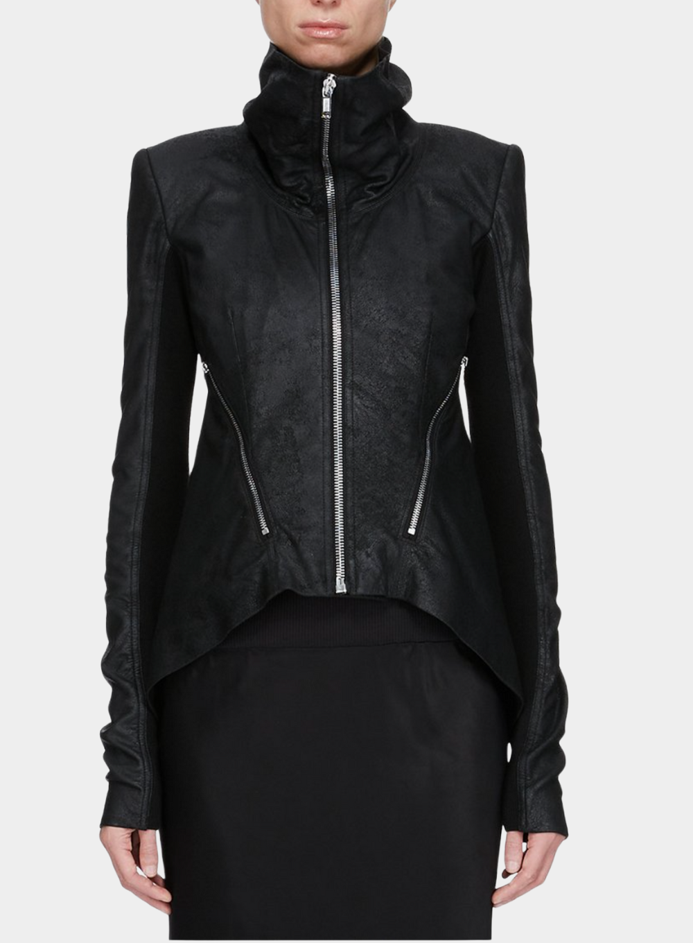 RICK OWENS | Giacca Zipped Naska Biker
