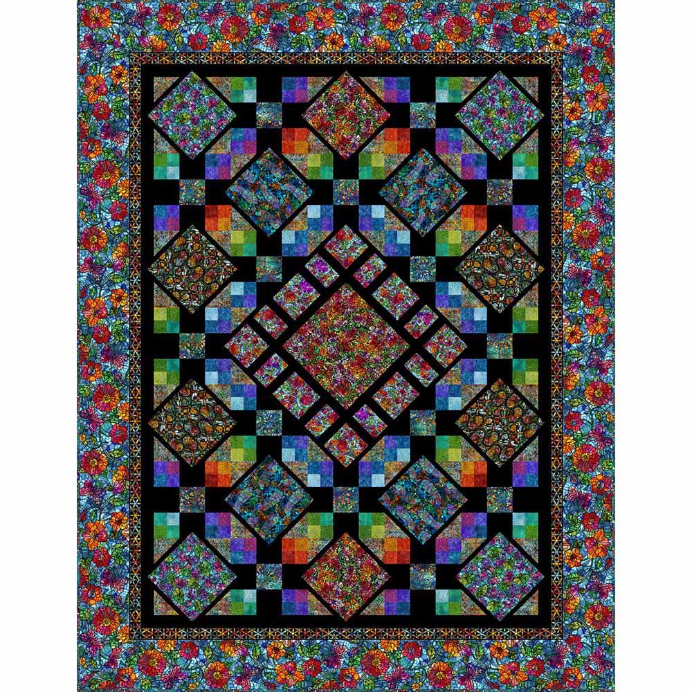 Dear Clara - Blue - Jason Yenter - In The Beginning Fabrics - Quilt Kit