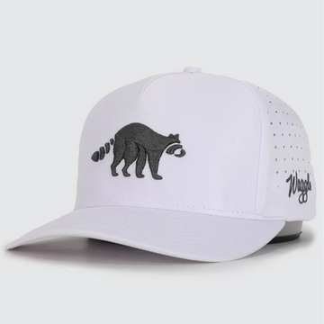 Waggle Bev Cart Bandit Hat – White Snapback