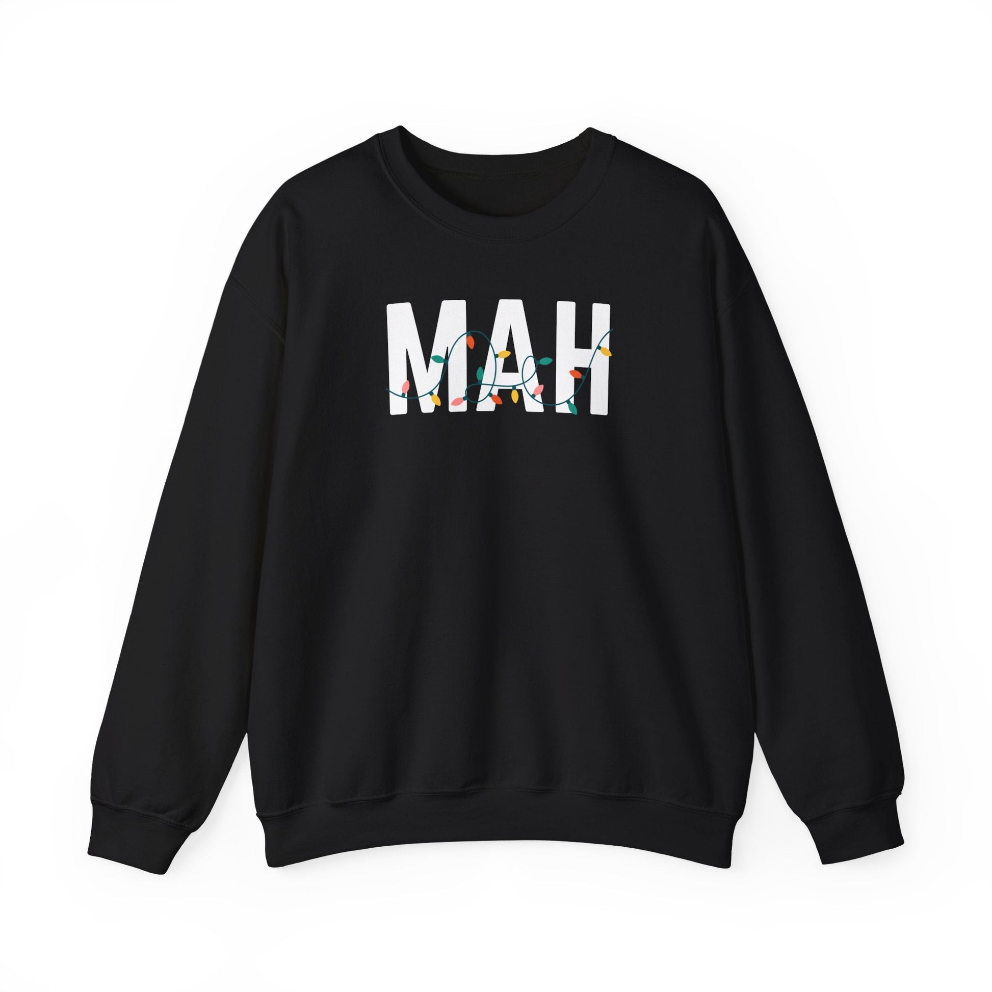 MAH HOLIDAY LIGHTS HEAVY BLEND CREWNECK
