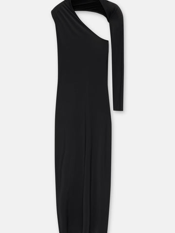 Moudda PULL & BEAR - Robe Midi Polyamide Asymétrique Encolure Dos - Tunisie 2