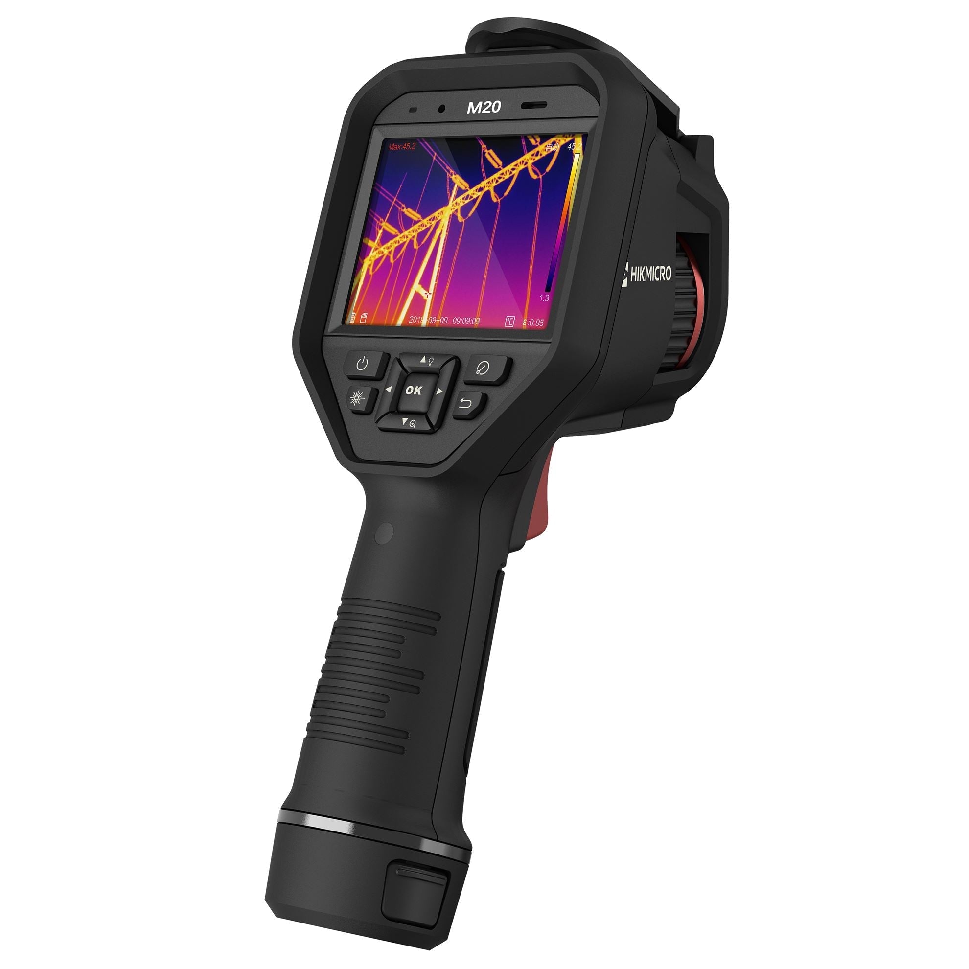 HIKMICRO M20 Handheld Wi-Fi Manual Focus Thermal Imaging Camera. 3.5" LCD Touch Screen. Thermal, Visual, Fusion, PIP & Blending Image Modes. Thermal Resolution: 49,152 Pixels. - Office Connect 2018