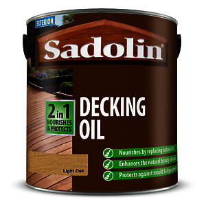 Sadolin Decking Oil Light Oak 2.5L
