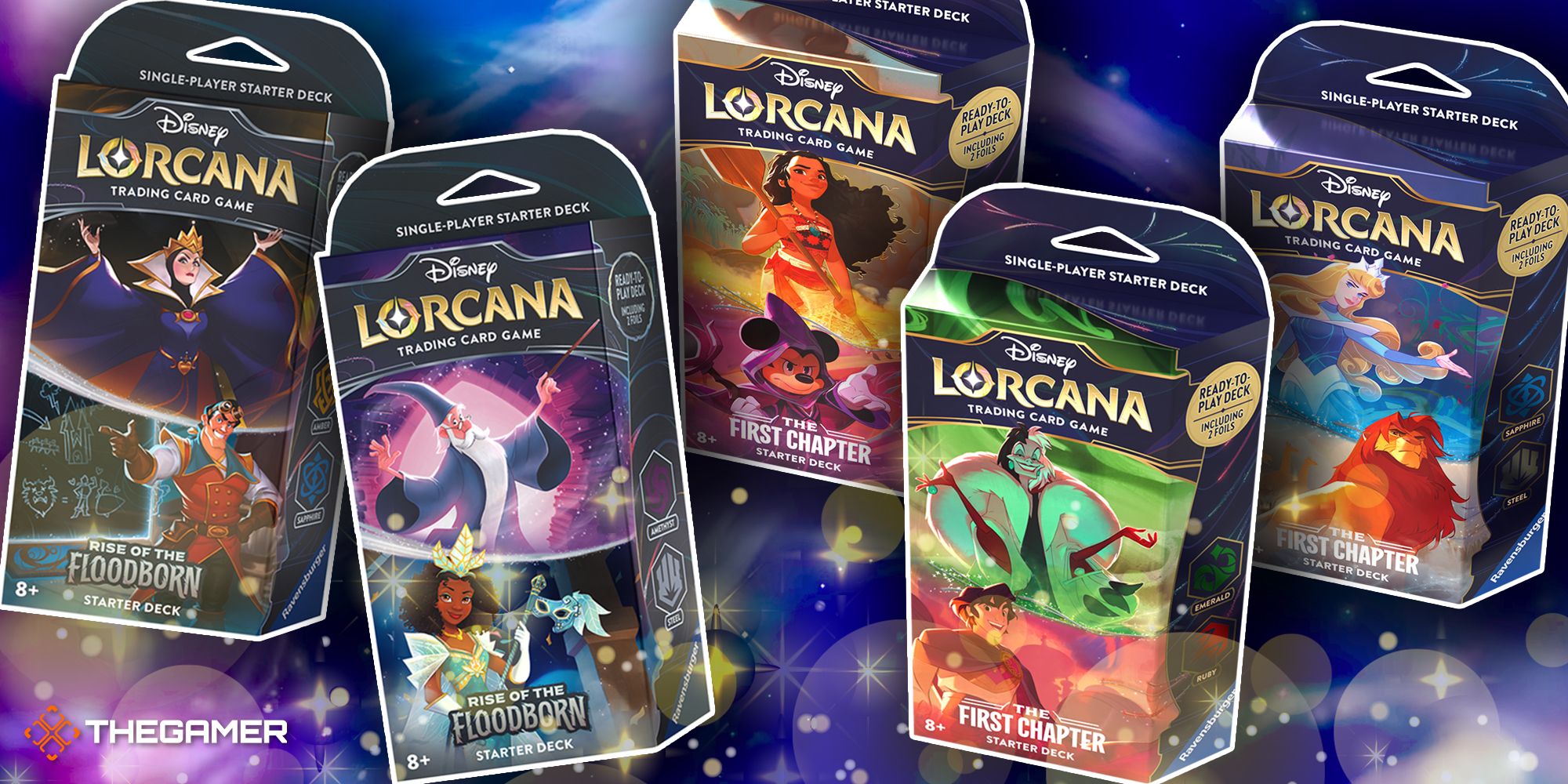 Ranking Every Disney Lorcana Starter Deck