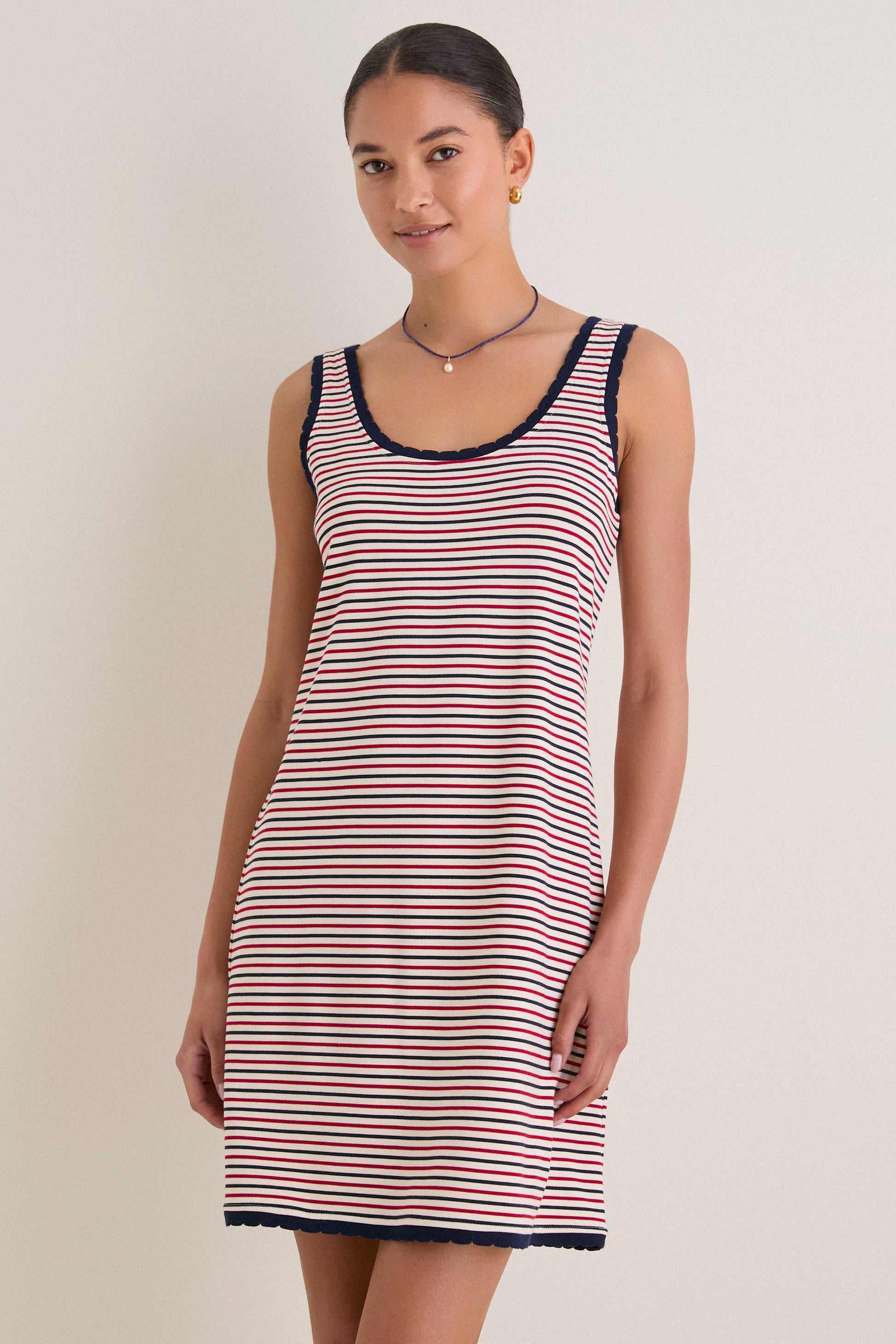 Fairgrounds Stripe Knit Lowe Mini Dress