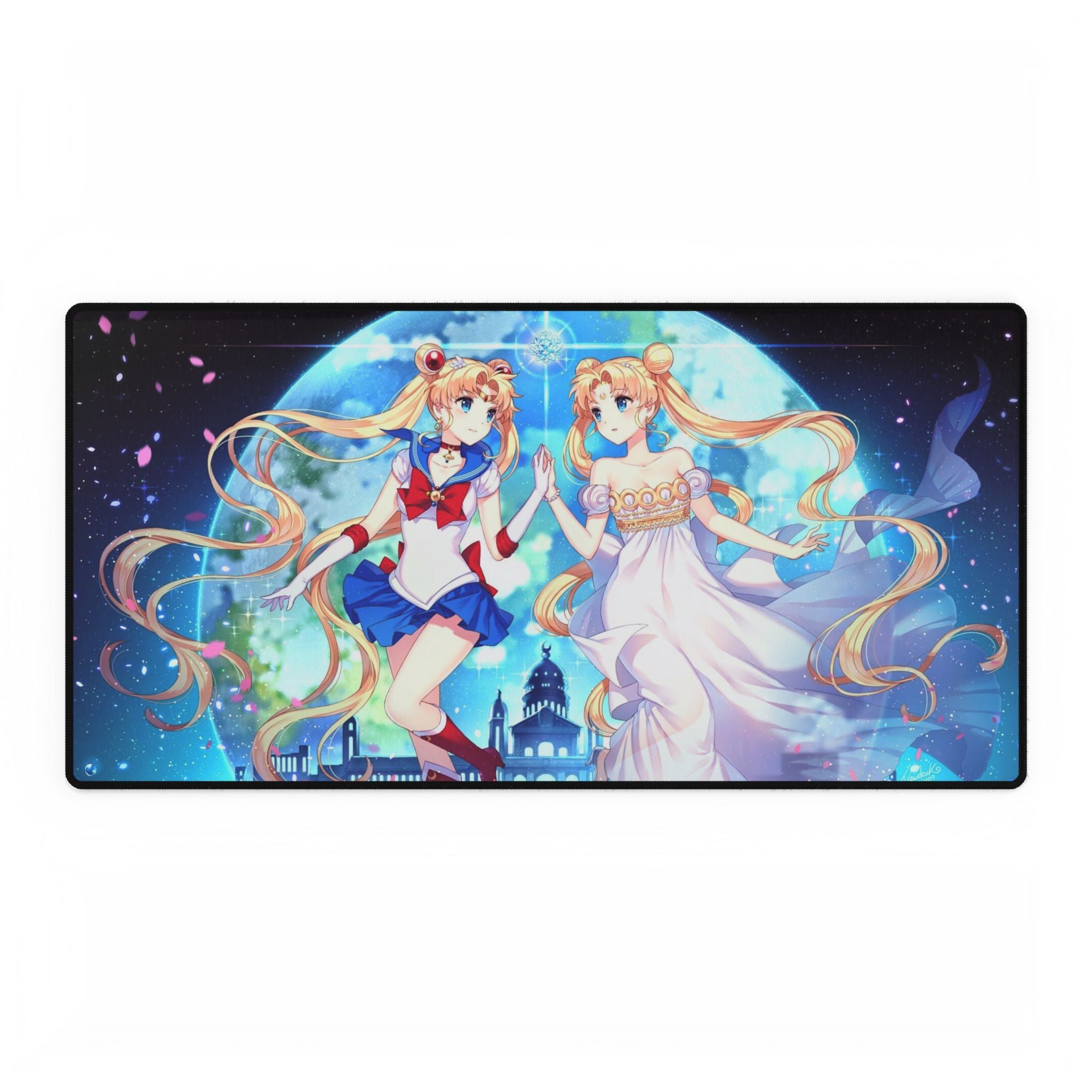 Sailor Moon Princess Serenity Desk Mat — Usagi Tsukino Anime Playmat, MTG TCG - Secondhand Readers
