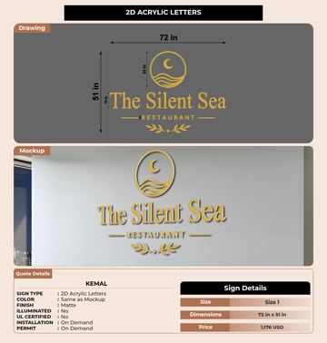 CUSTOM MOCKUP SIGN FOR Kemal