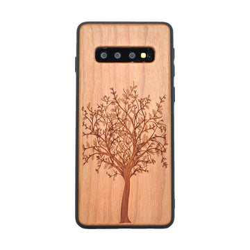 Kirschholz Handyhülle Samsung Galaxy S10 Plus - Baum