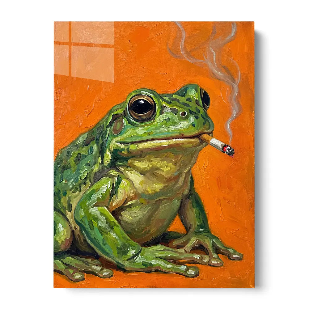 Frog Smoking