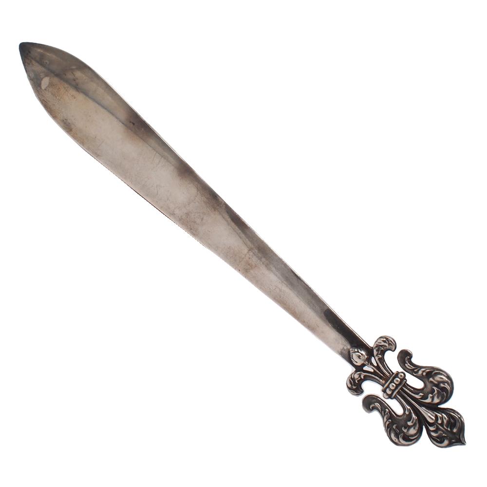 1876-1910 George W. Shiebler & Co. Sterling Silver Large Fleur de Lis Letter Opener