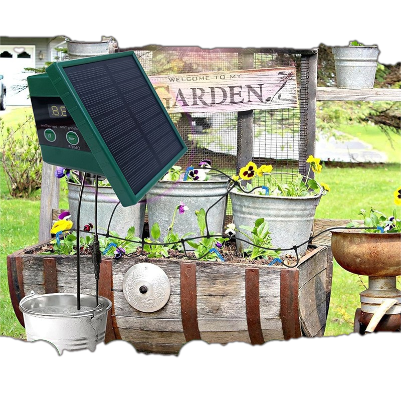 Solar Drip Irrigation System for Indoor Potted Plants Yieryi