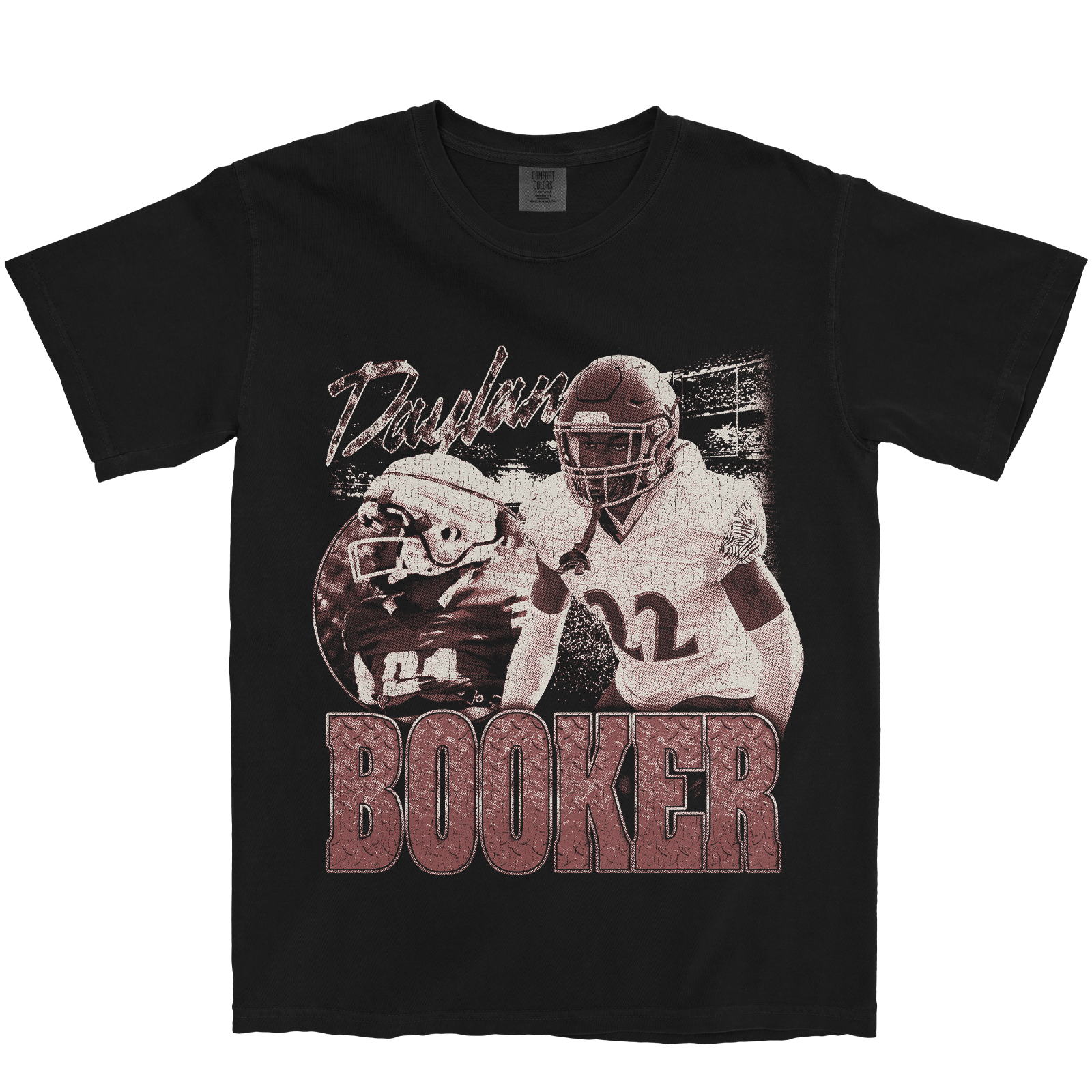 DAYLAN BOOKER GRAPHIC BLACK TEE