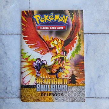pokemon soulsilver game card Pokemon HeartGold SoulSilver Rulebook TCG Card Game Rare| Dungeons and Joypads
