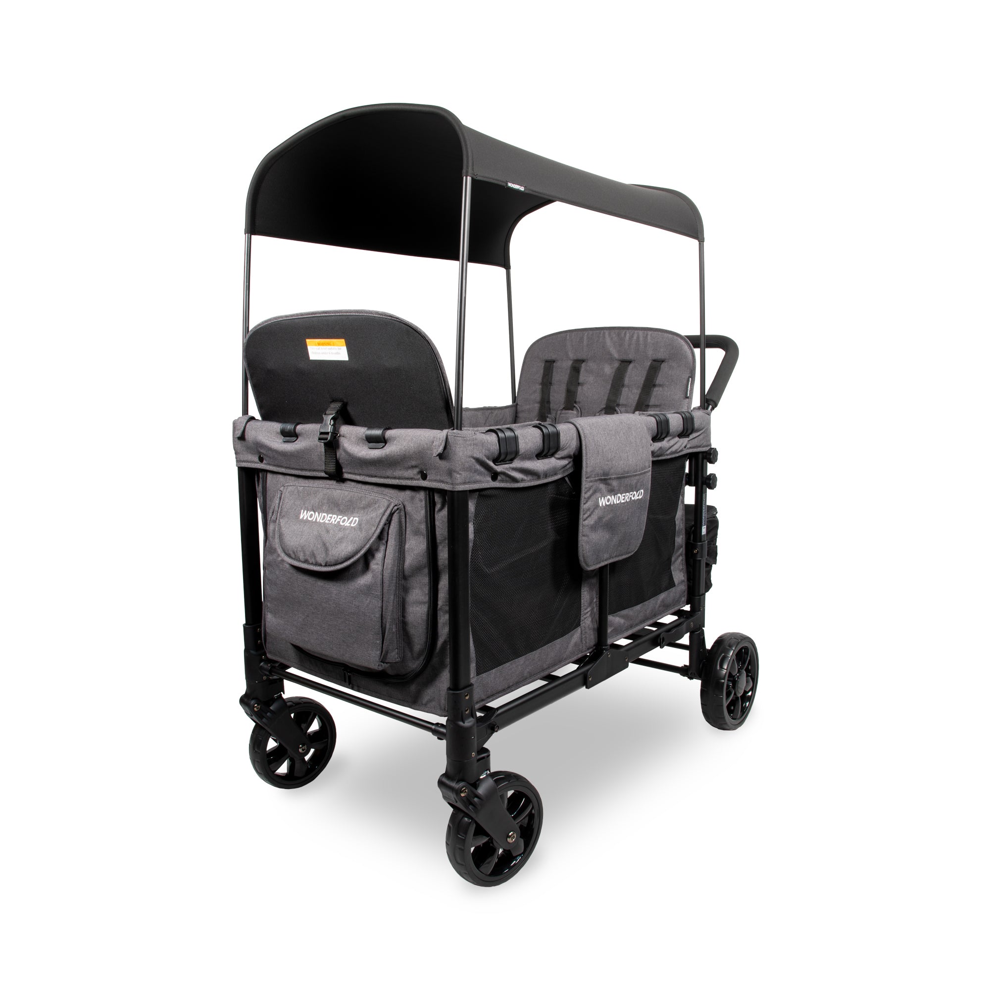 Wonderfold | Kinderwagen | Original Quad Stroller Wagon | Charcoal Grey