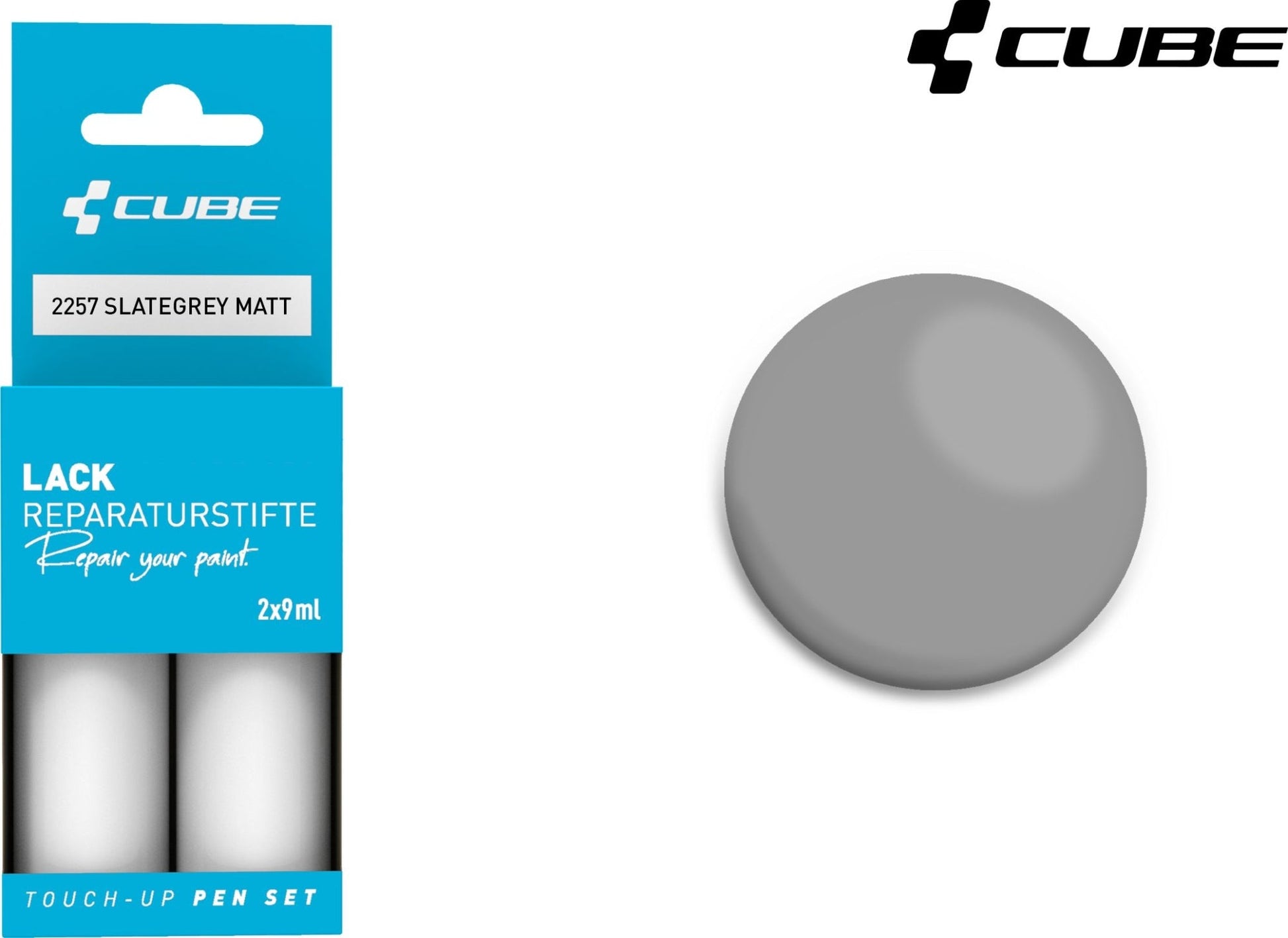 Cube Touch Up Pen Set Slategrey Matt 2257