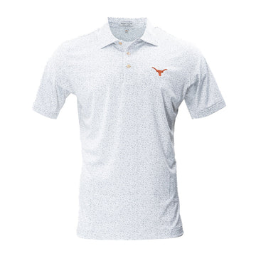 Peter Millar Texas Longhorns Blitz Performance Jersey Print Polo