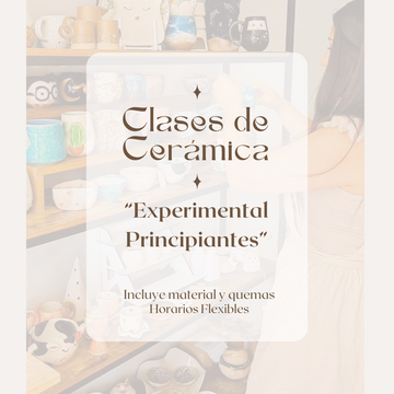 Clases Experimental Principiantes en Cerámica