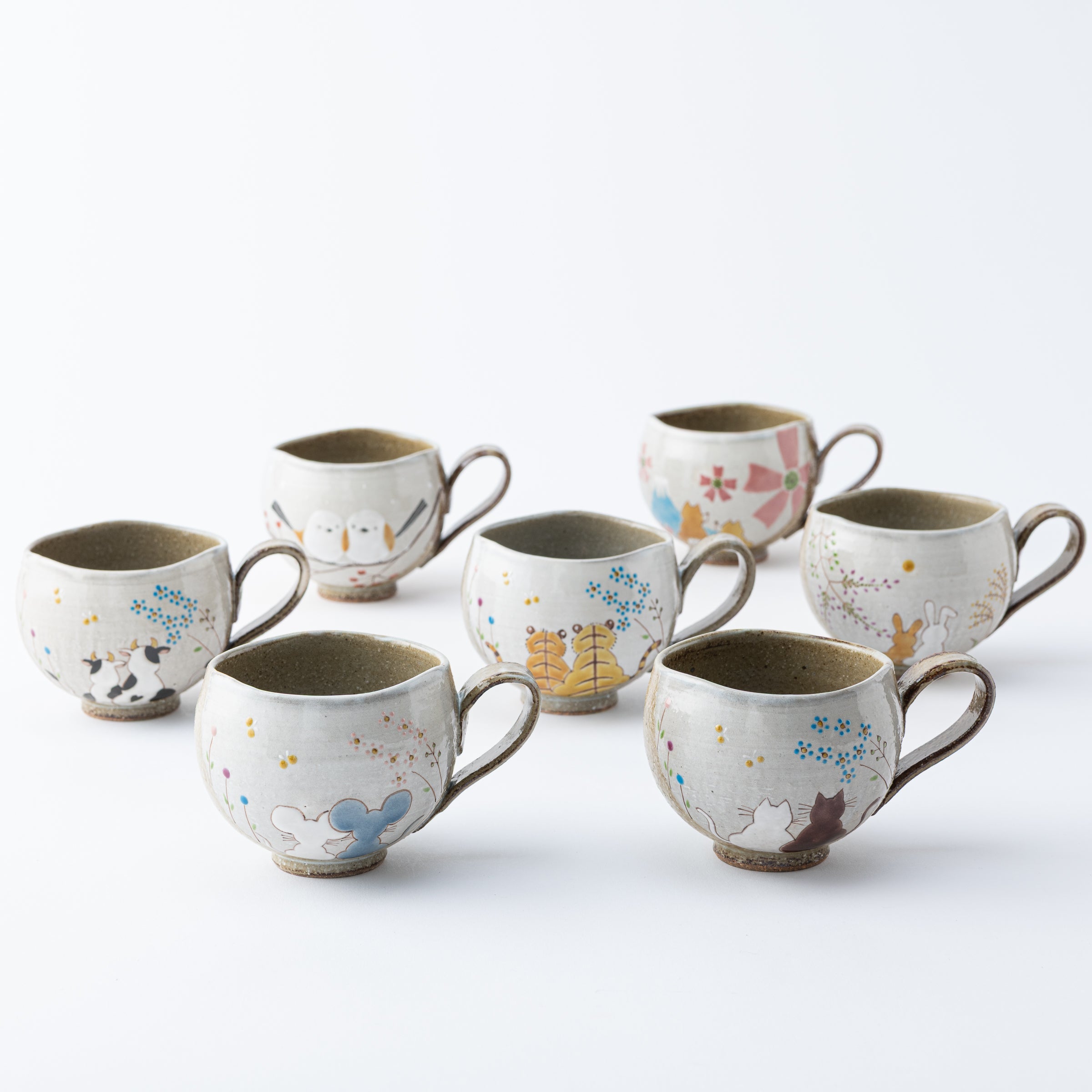 Animals in Sunny Spot Round Mug