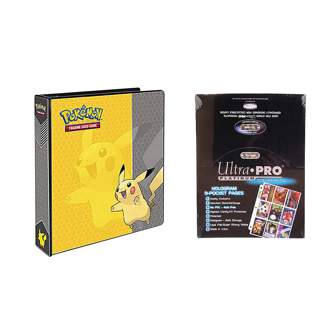 Ultra Pro Pokemon Pikachu 2" 3-Ring Binder Card Album