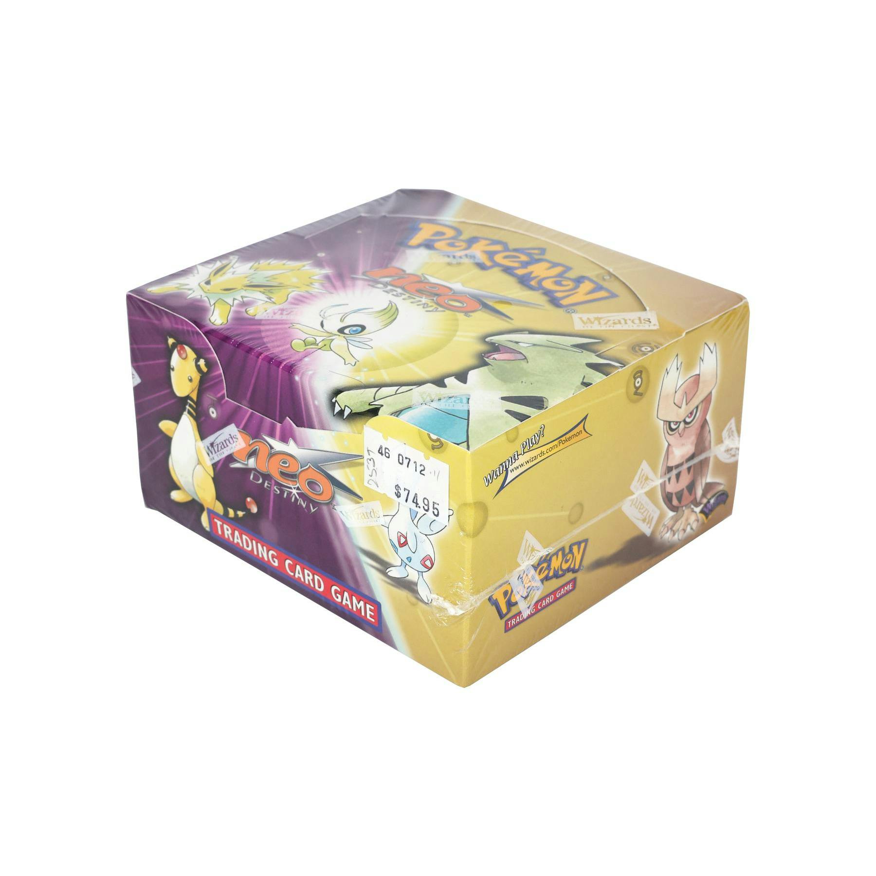 Pokemon Neo 4 Destiny Unlimited Booster Box WOTC