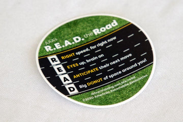 R.E.A.D. the Road – 4″ STICKERS (25 pk)