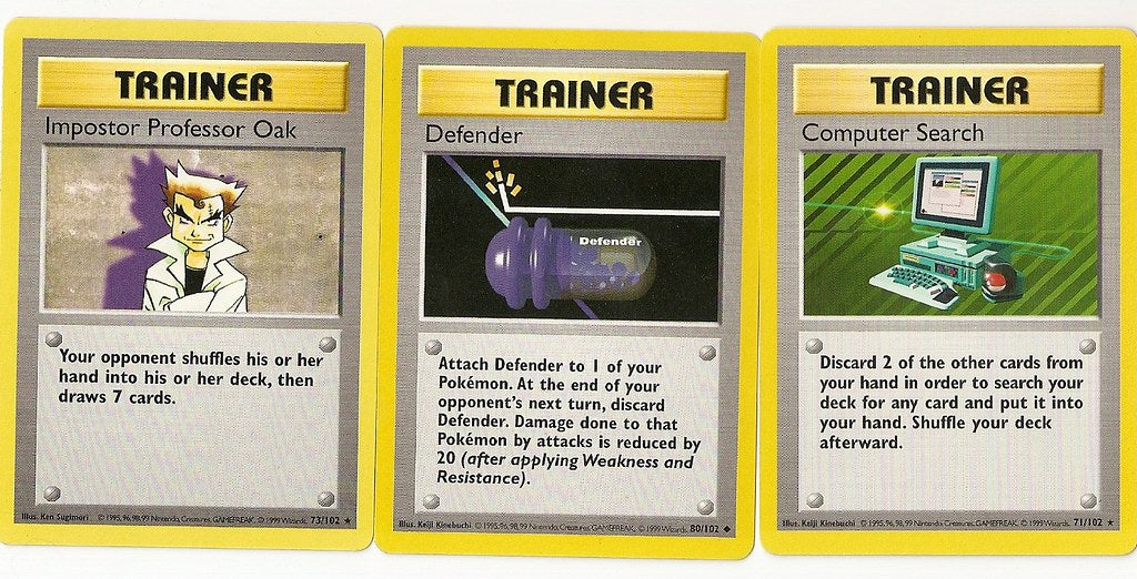 Shadowless Pokemon Trainer cards | Shadowless Pokemon Traine…