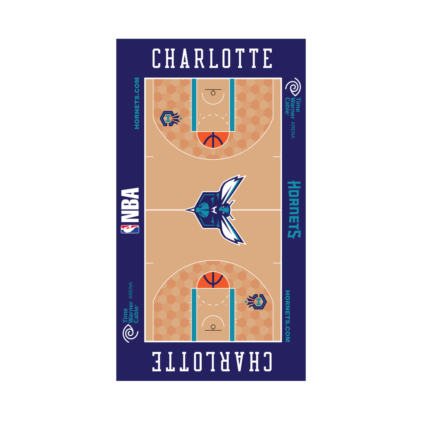 charlotte hornets arena, kinnsich halı