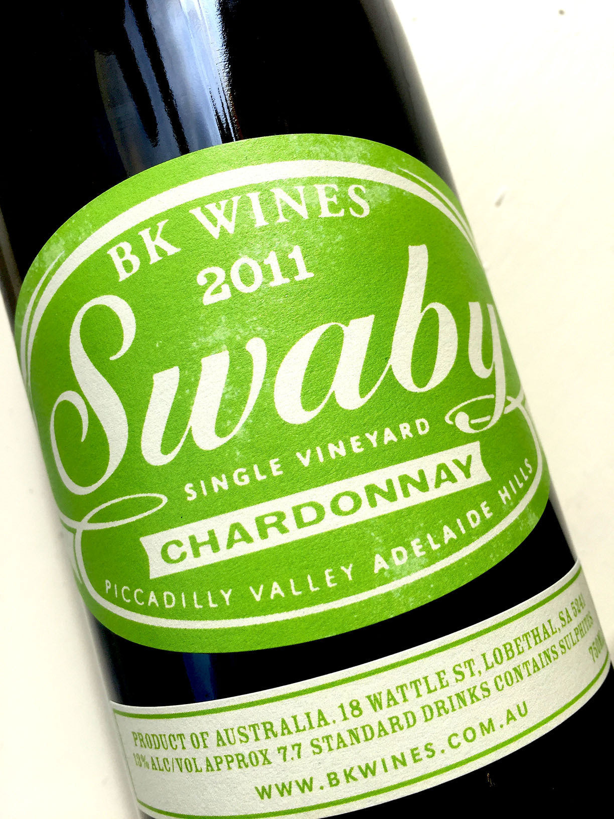BK Wines Swaby Chardonnay 2011 75cl