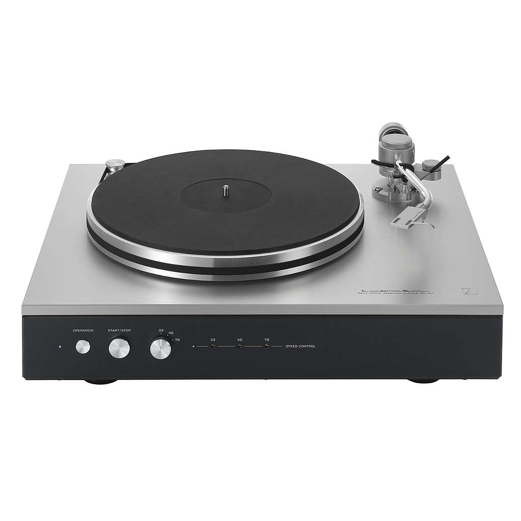 Luxman PD-151 Giradischi analogico trazione a cinghia piatto in alluminio da 4kg