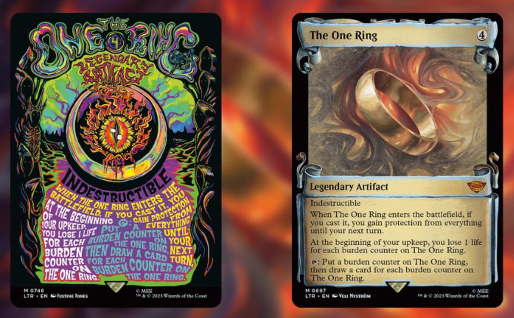 LTR] The One Ring (holiday release versions) : r/magicTCG