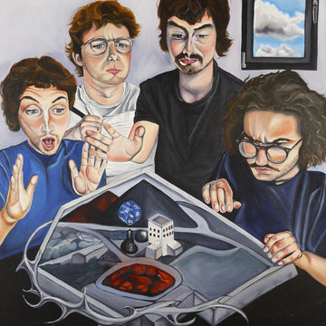 the album cover for Gut Model - Hex on Us!