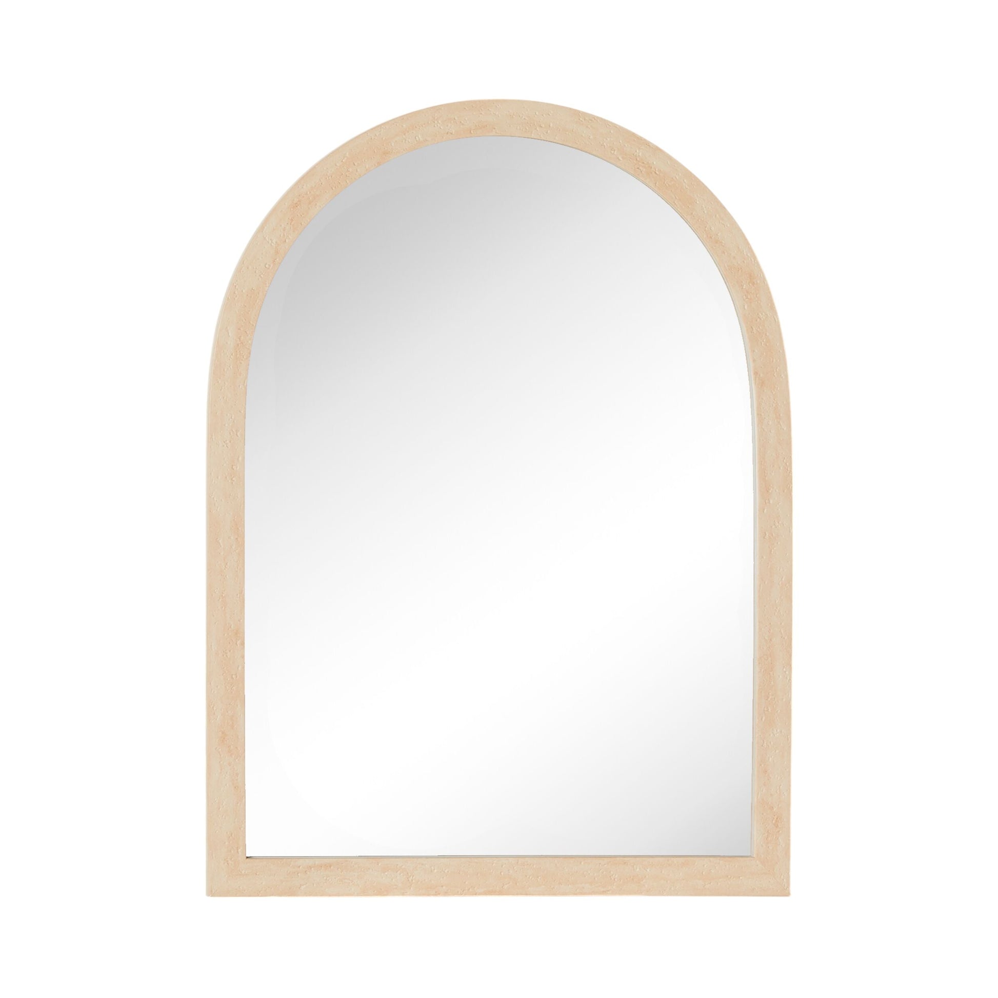 Dune Stone Effect Arched Mirror