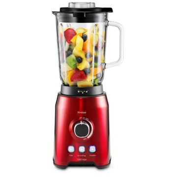 TRISA Standmixer 1000W 1.5L Glasbeh. Pulse/IceCr./Smoothie rot 6932 8312