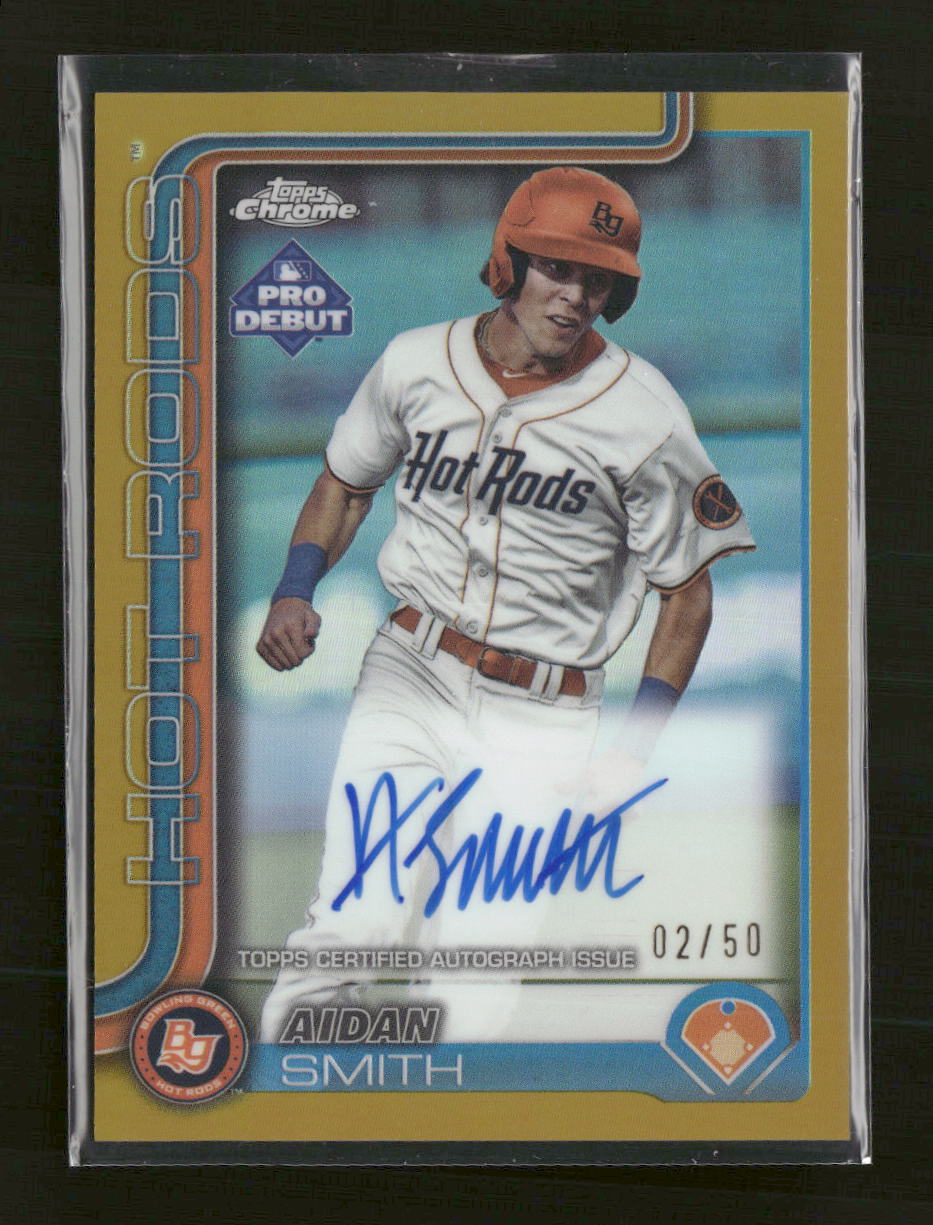 2025 Topps Pro Debut Chrome Gold Refractor Aidan Smith #/50 #PDC-181