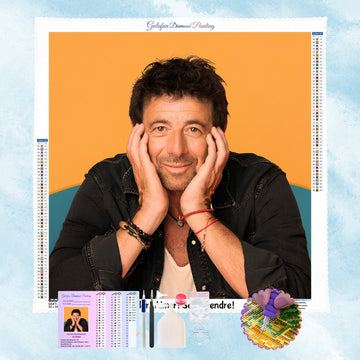 Broderie Diamant Patrick Bruel - Kit Complet