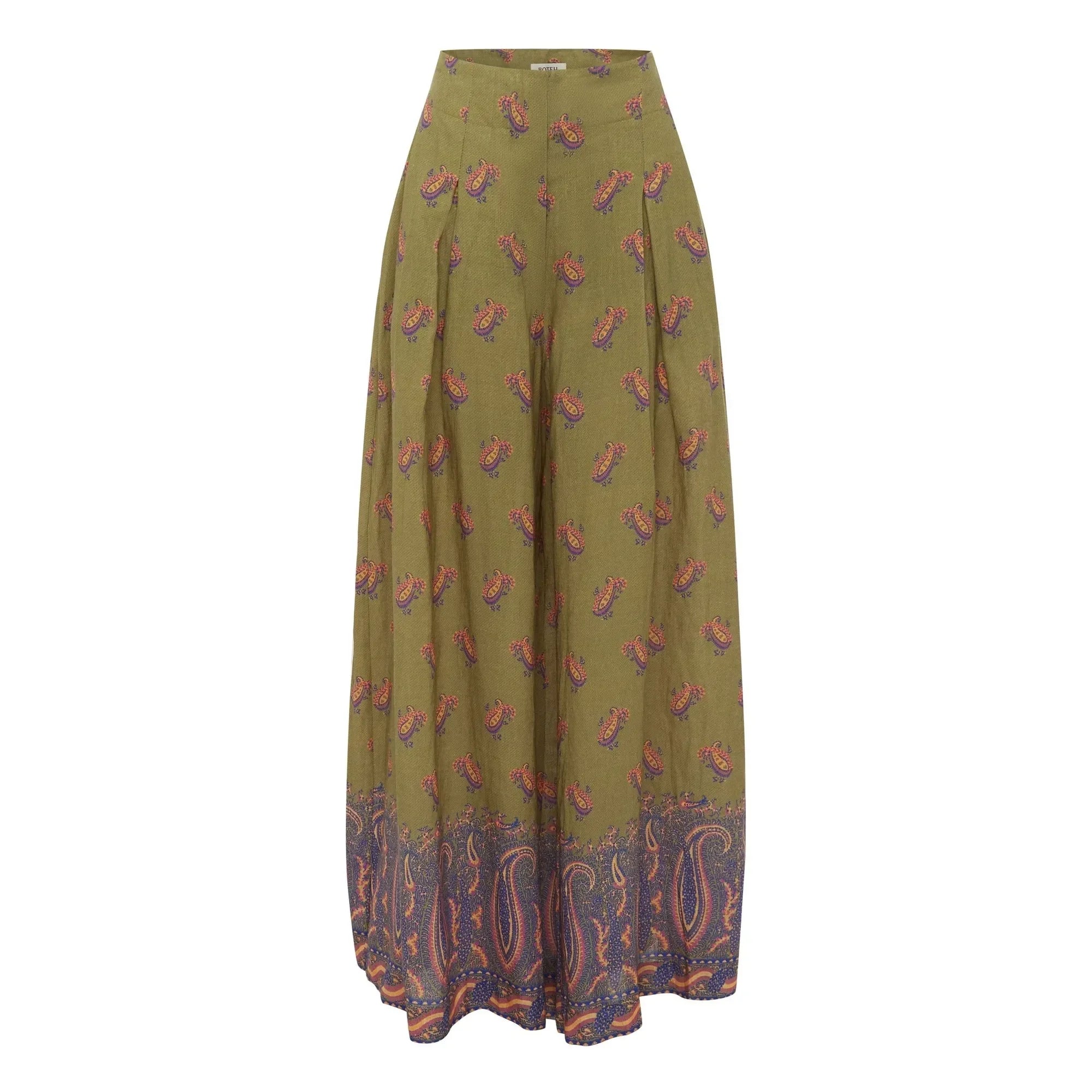 Boteh - Lucent Linen Pants | Khaki