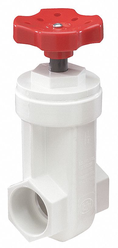 NDS Gate Valve, PVC, Socket Connection Type, Pipe Size - Valves 3/4 in - GVP-0750-S