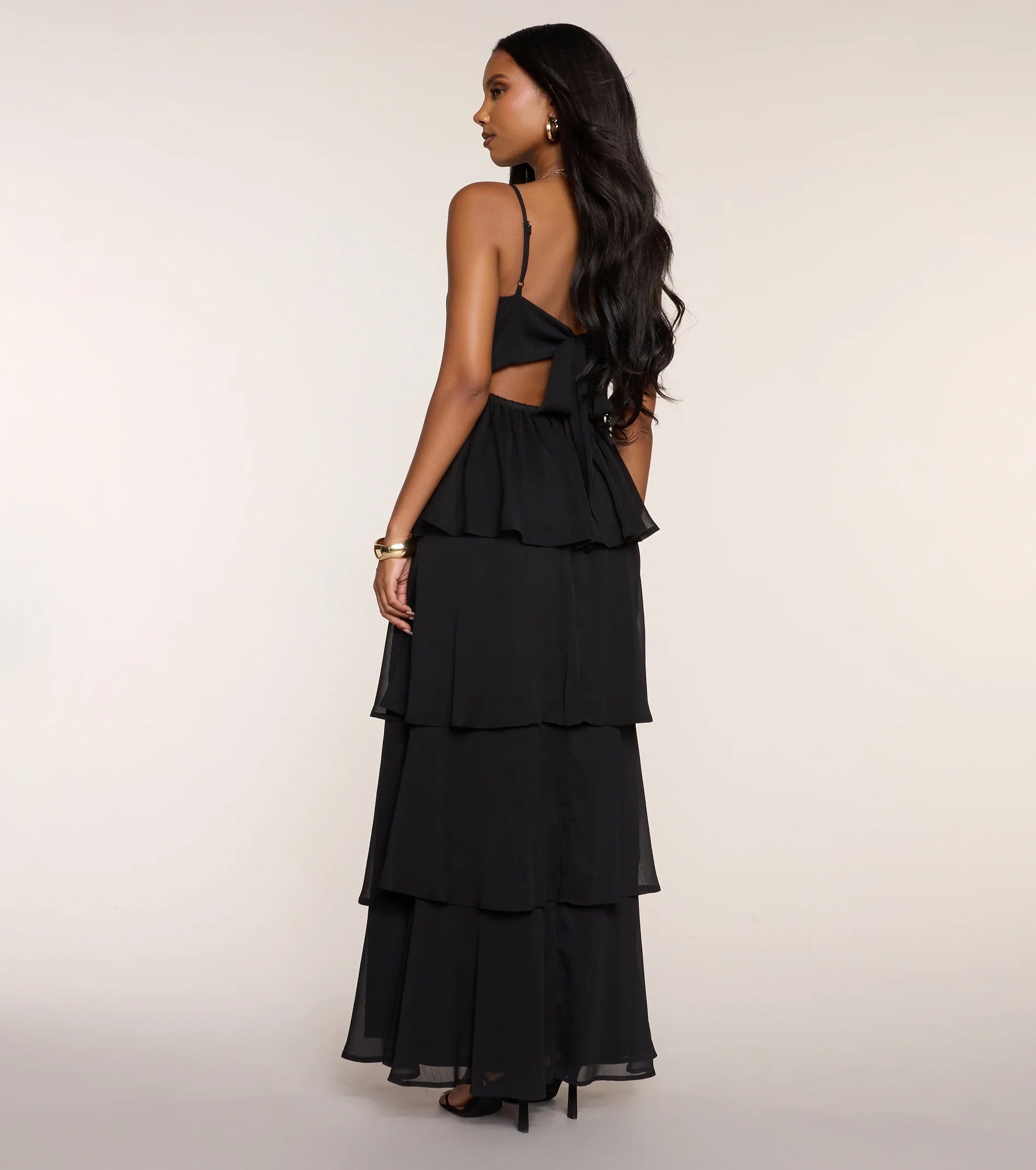 Evening Soirée Chiffon Maxi Dress