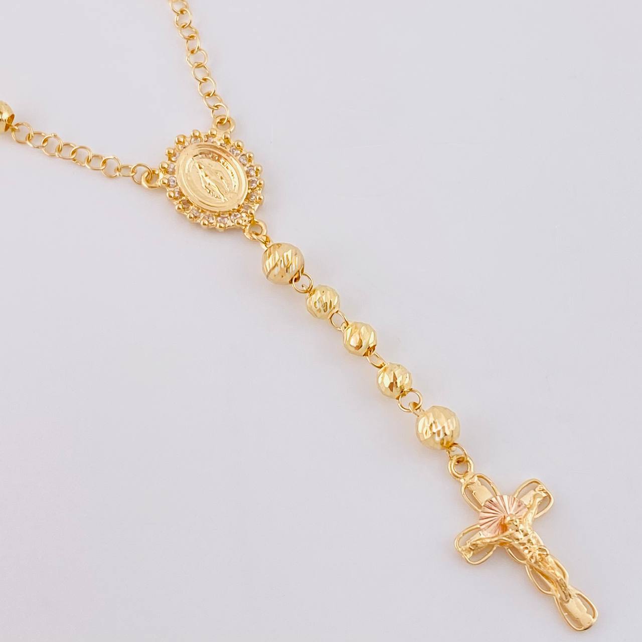 Rosario Virgen Milagrosa 10.9 g / 52.5 cm / 4.5 mm Oro Amarillo 18K