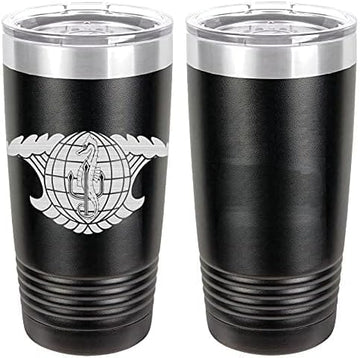 Navy Integrated Undersea Surveillance System (IUSS) Badge Laser Engraved 20oz Tumbler Mugs LET.0036.B