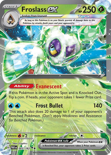 Froslass ex - 003/182 - SV04: Paradox Rift [DOUBLE RARE]