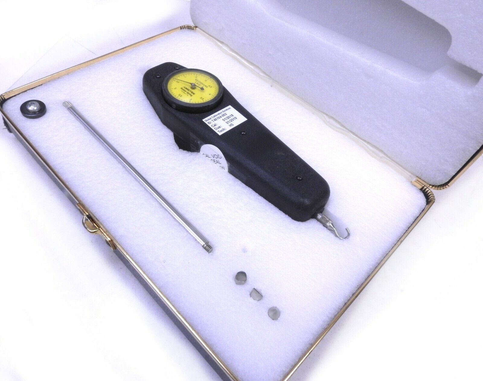 Ametek Hunter Spring LKG-5 Mechanical Force Gauge Series L  0 to 5 kg