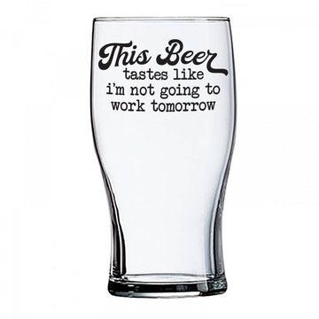 This Beer Tastes Like | 20oz Beer Glass