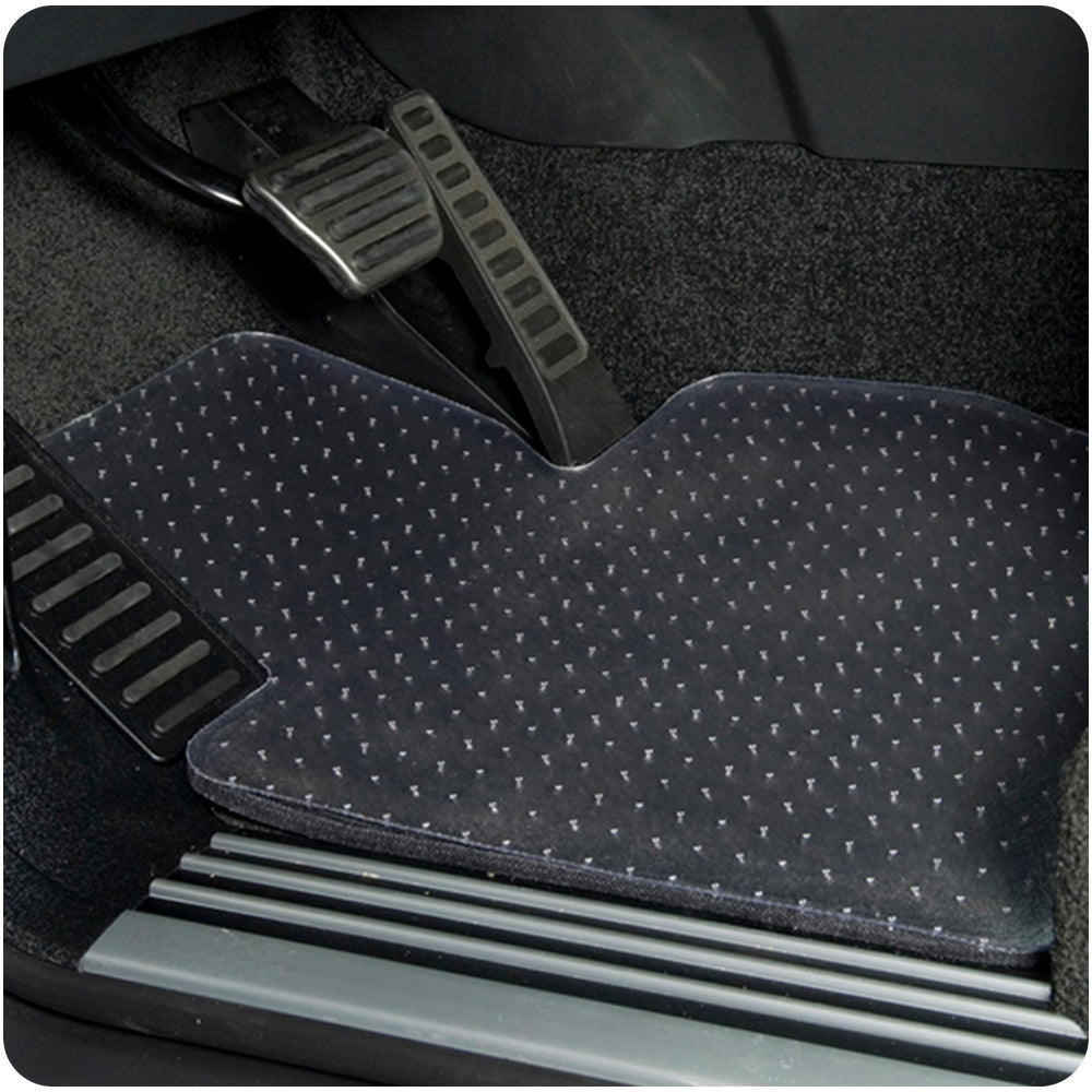Clear Nibbed Designer Floor Mats