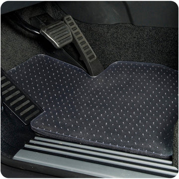 Clear Nibbed Designer Floor Mats