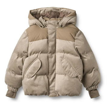 Wheat - Mads Recycled Fiber Puffer Jacket | Beige