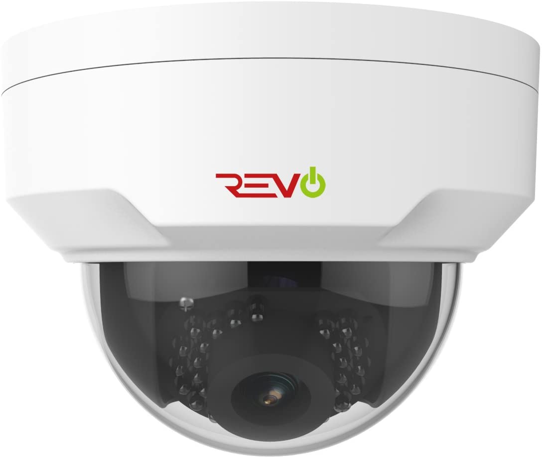 Revo Ultra 4 Megapixel Night Vision IP Indoor/Outdoor Surveillance Bullet Camera, White (RUCB2810-1C)
